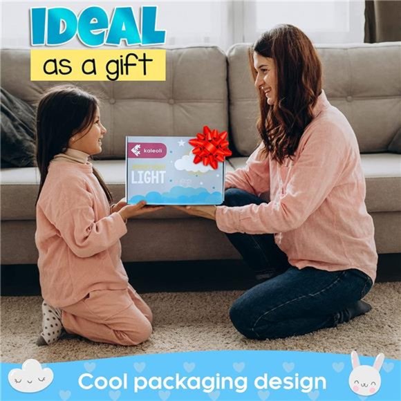 Nursery Night Light - Rechargeable Cloud Led with Timer14.2" x 10.2" x 1.6" - Picture 4 of 7